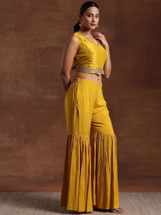 Kesari Mahal Jacket Sharara Set