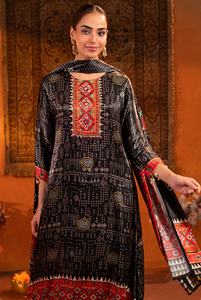 Noir Sitara Heritage Suit Set