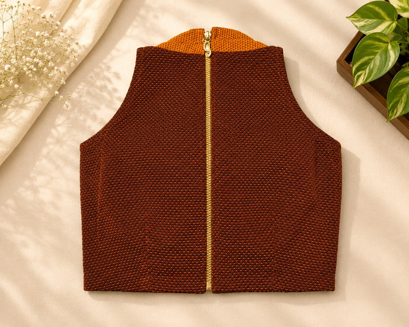 Khun Contrast Blouse