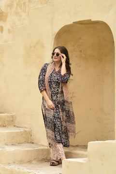 Bagru Mehr Cotton Suit Set
