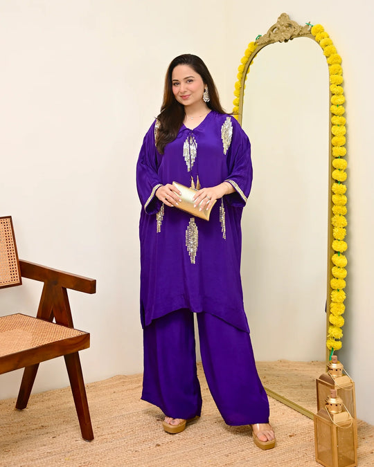 Ruhani Violet Festive Co-ord