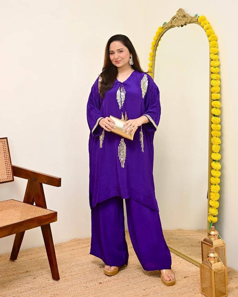 Ruhani Violet Festive Co-ord