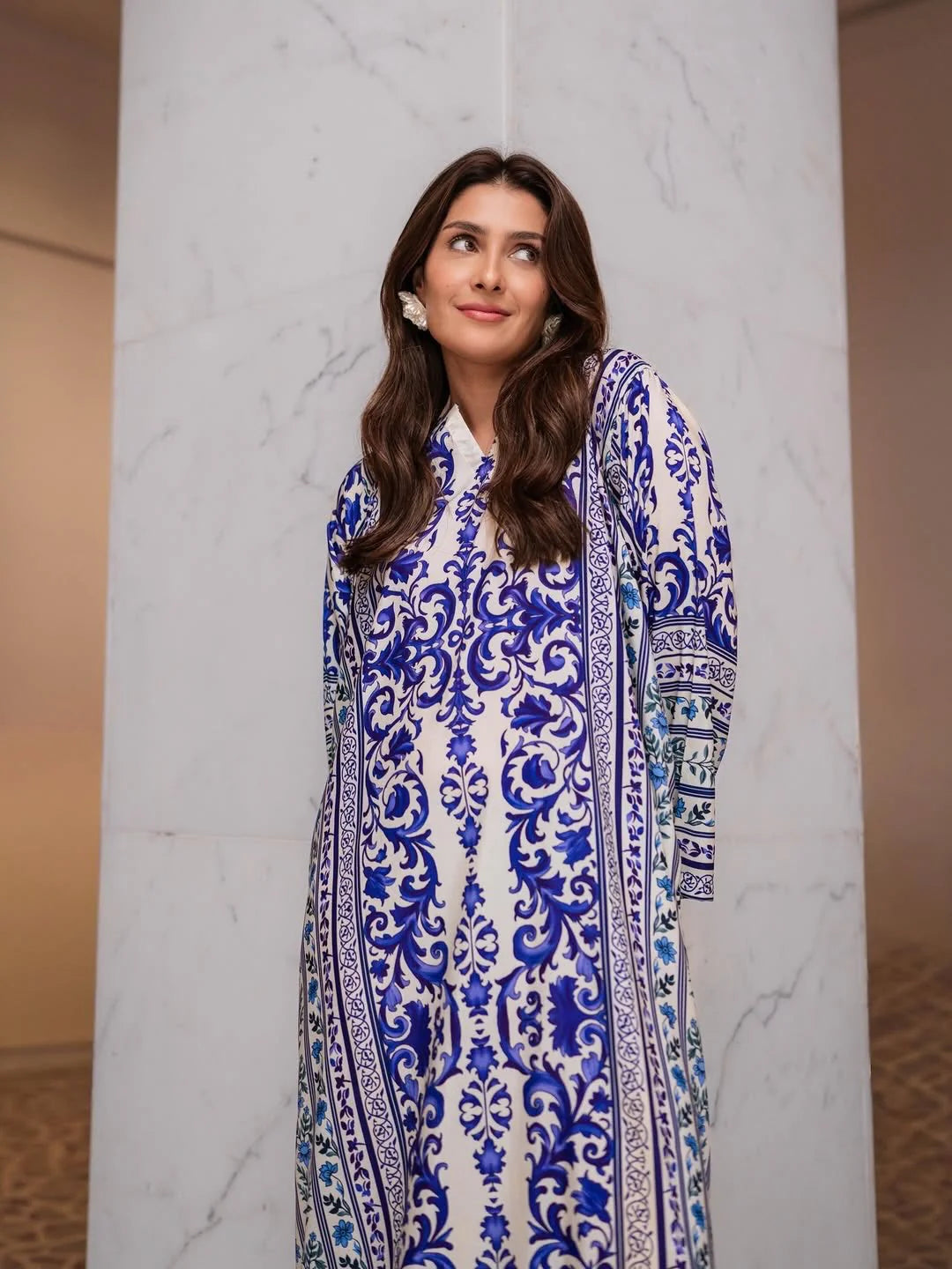 Noor Mahal Muslin Luxe Kaftaan