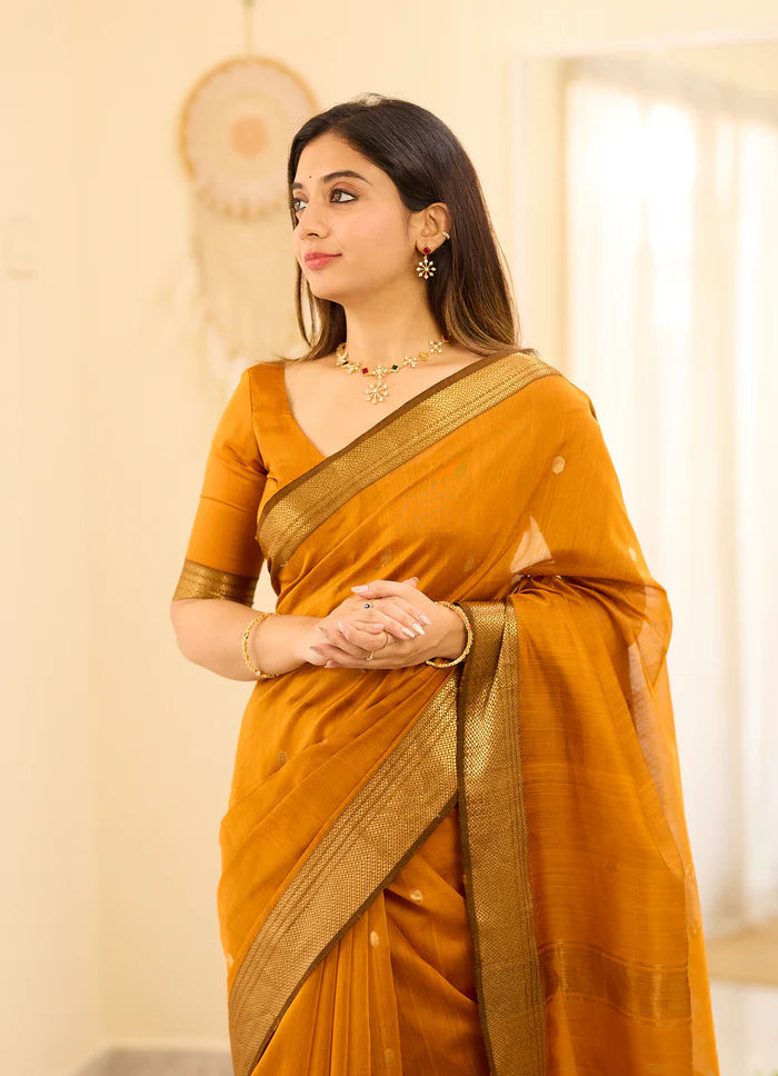 Maheshwari Silk Handloom Cotton Saree