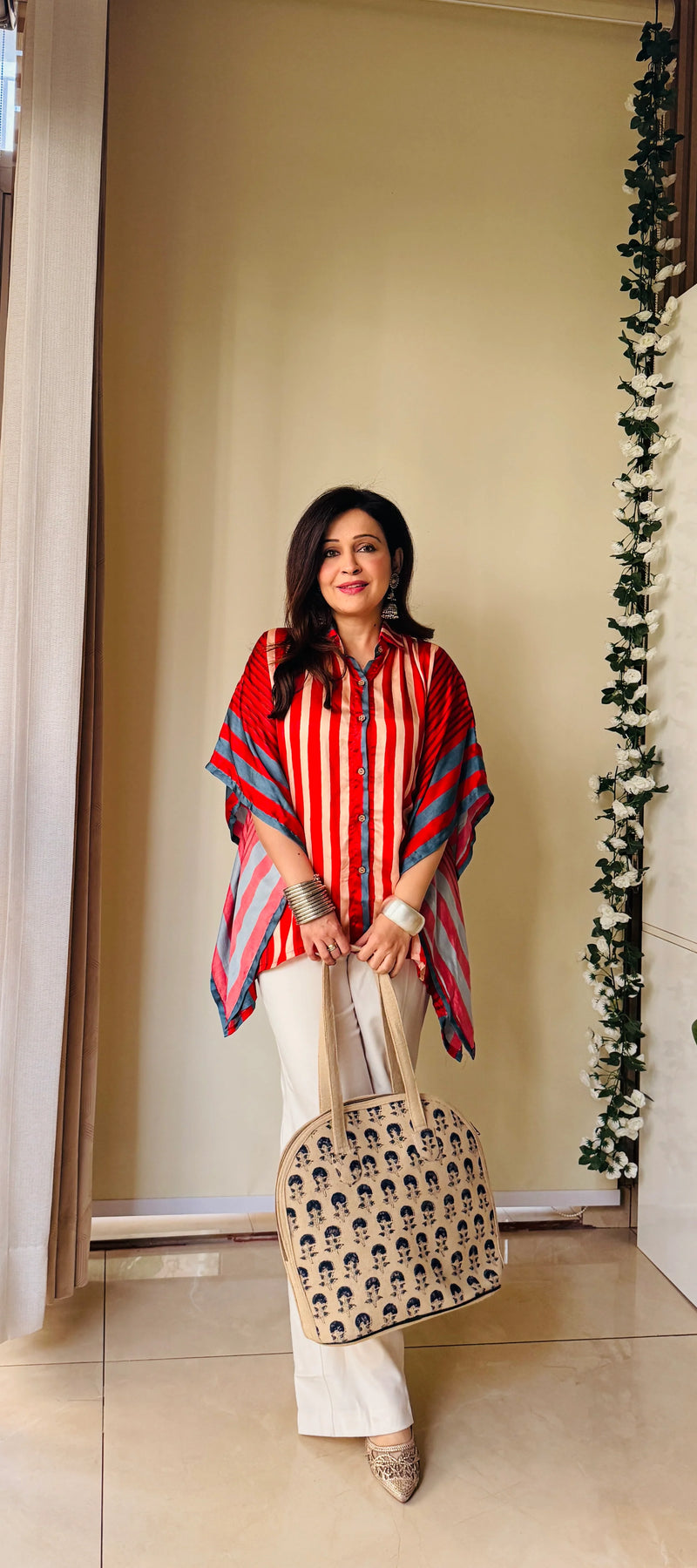 Stripe & Shine Kaftan Top – By Reet Lifestyle