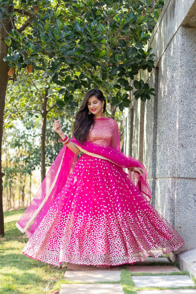 Rani Pink Lehenga- By Reet Lifestyle