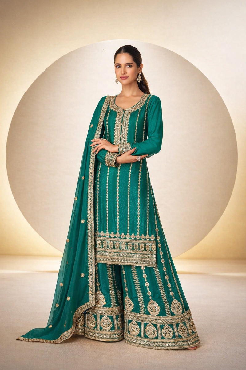 Gulkayra Rinaaya Chinon Embroidery Salwar Kameez Collection