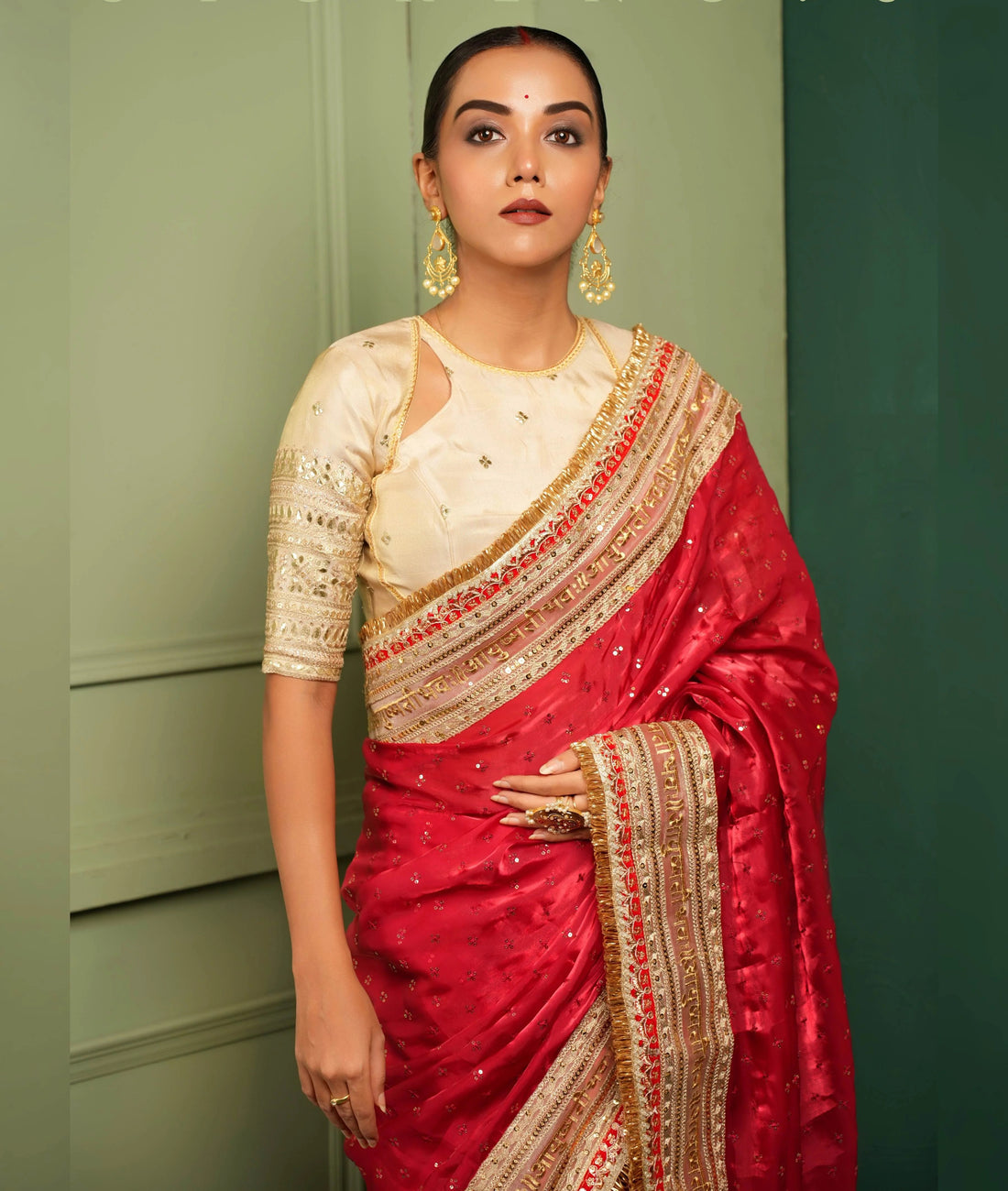 Regal saree for celebrations