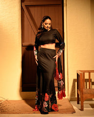 Cotton Rosy Lehenga Set