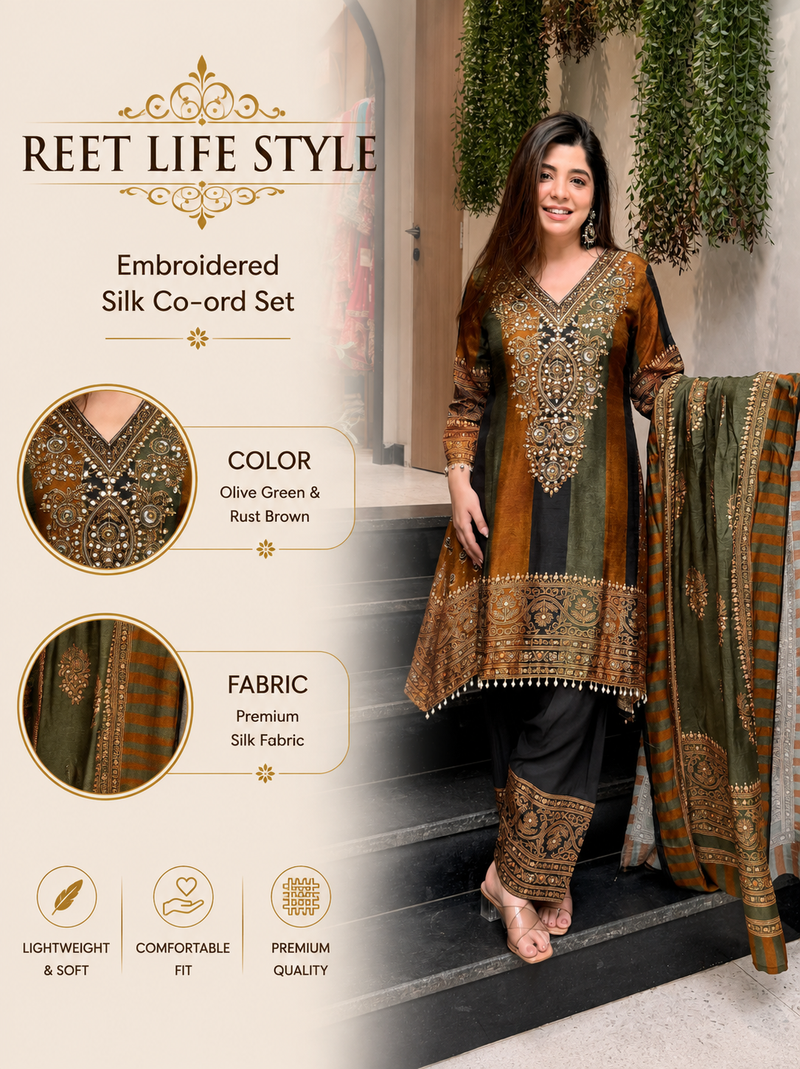 Ethnic Farshi Salwar Set with Dupatta