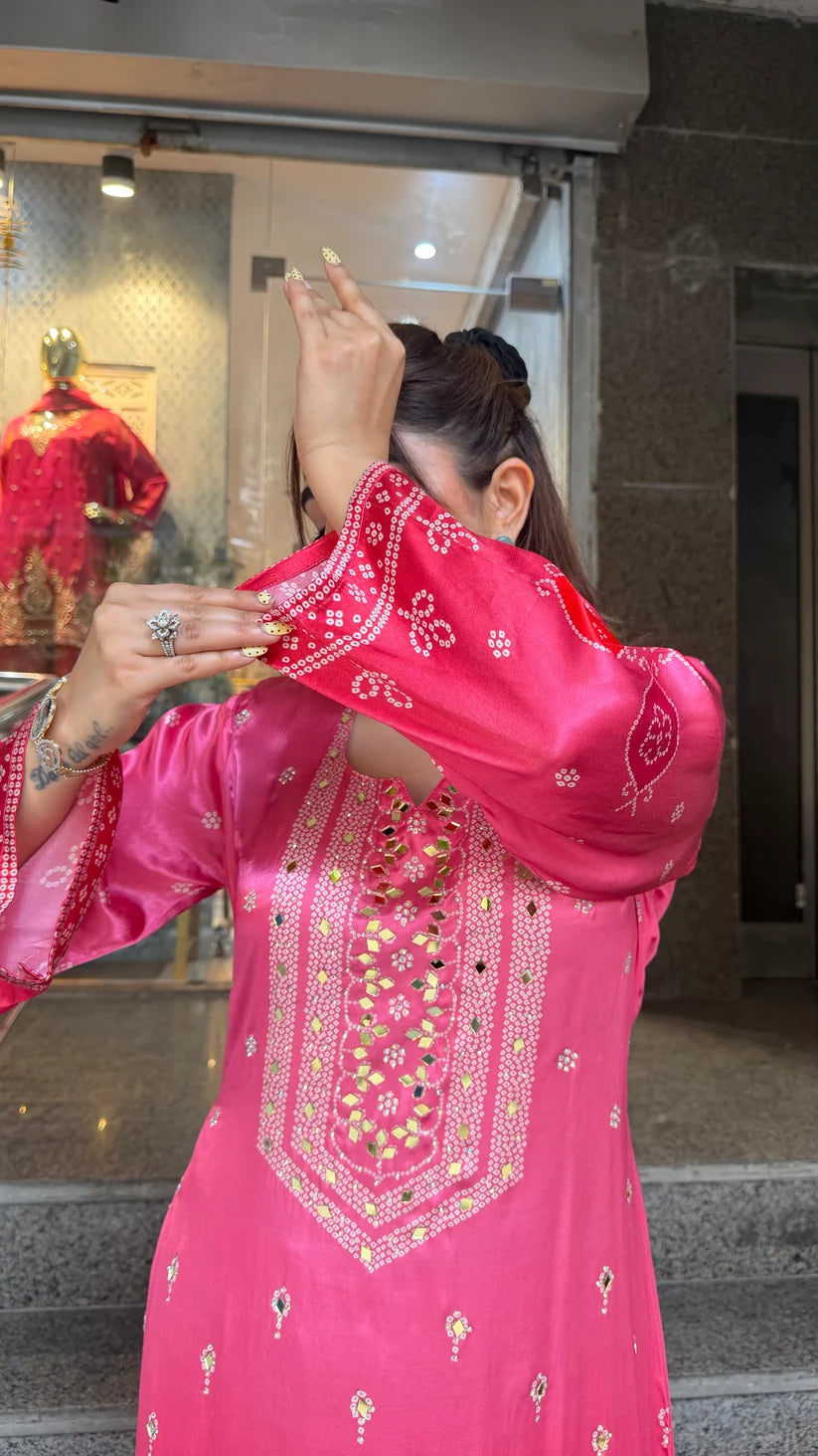 Rangrez Rani Embellished Kurta Set