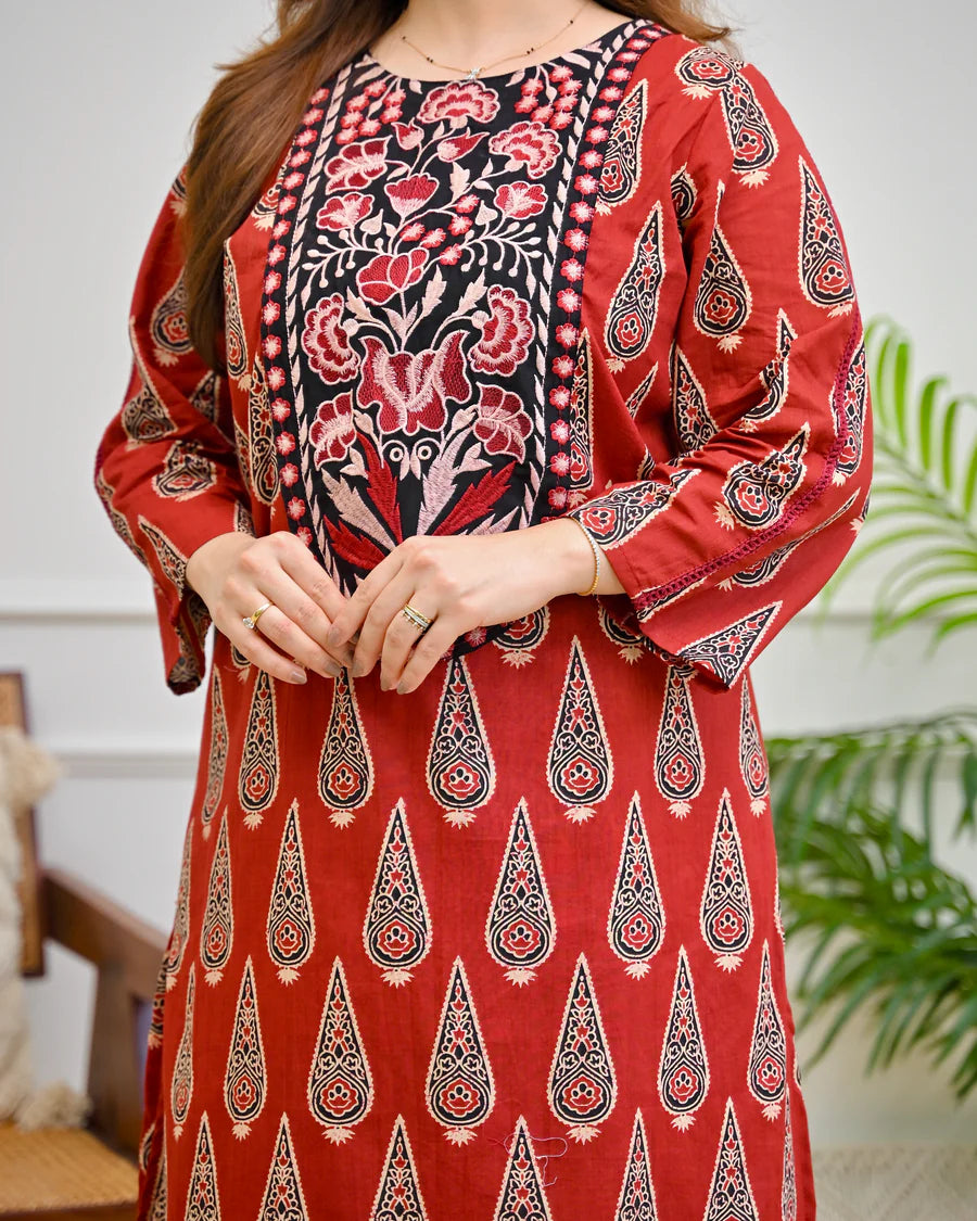 Noor Ajrak Farshi Kurta Set