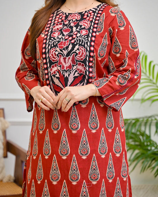 Noor Ajrak Farshi Kurta Set