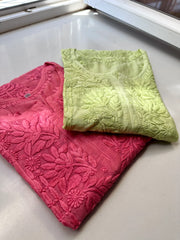 Floral Chikankari Embroidery