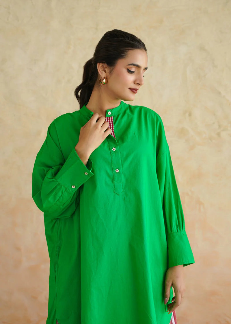 Tulsi Noor Striped Cotton Co-Ord Set