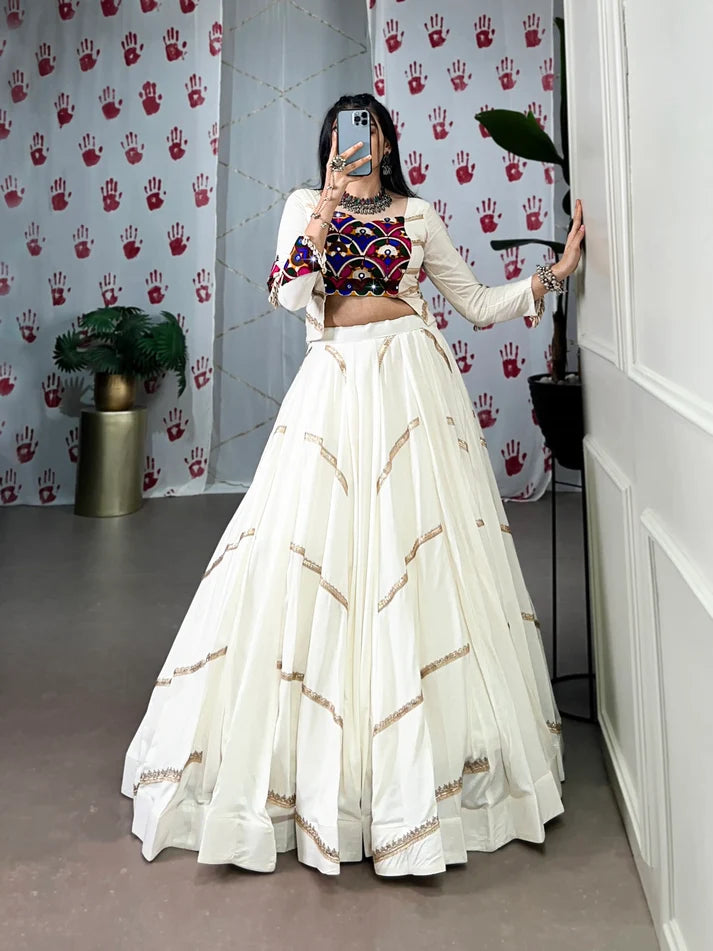 Aarohi Gamthi Mirror Festive Chaniya Choli