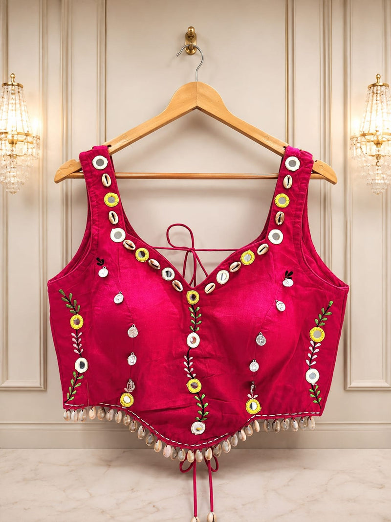 Navratri Rajwada Garba Corset Blouse