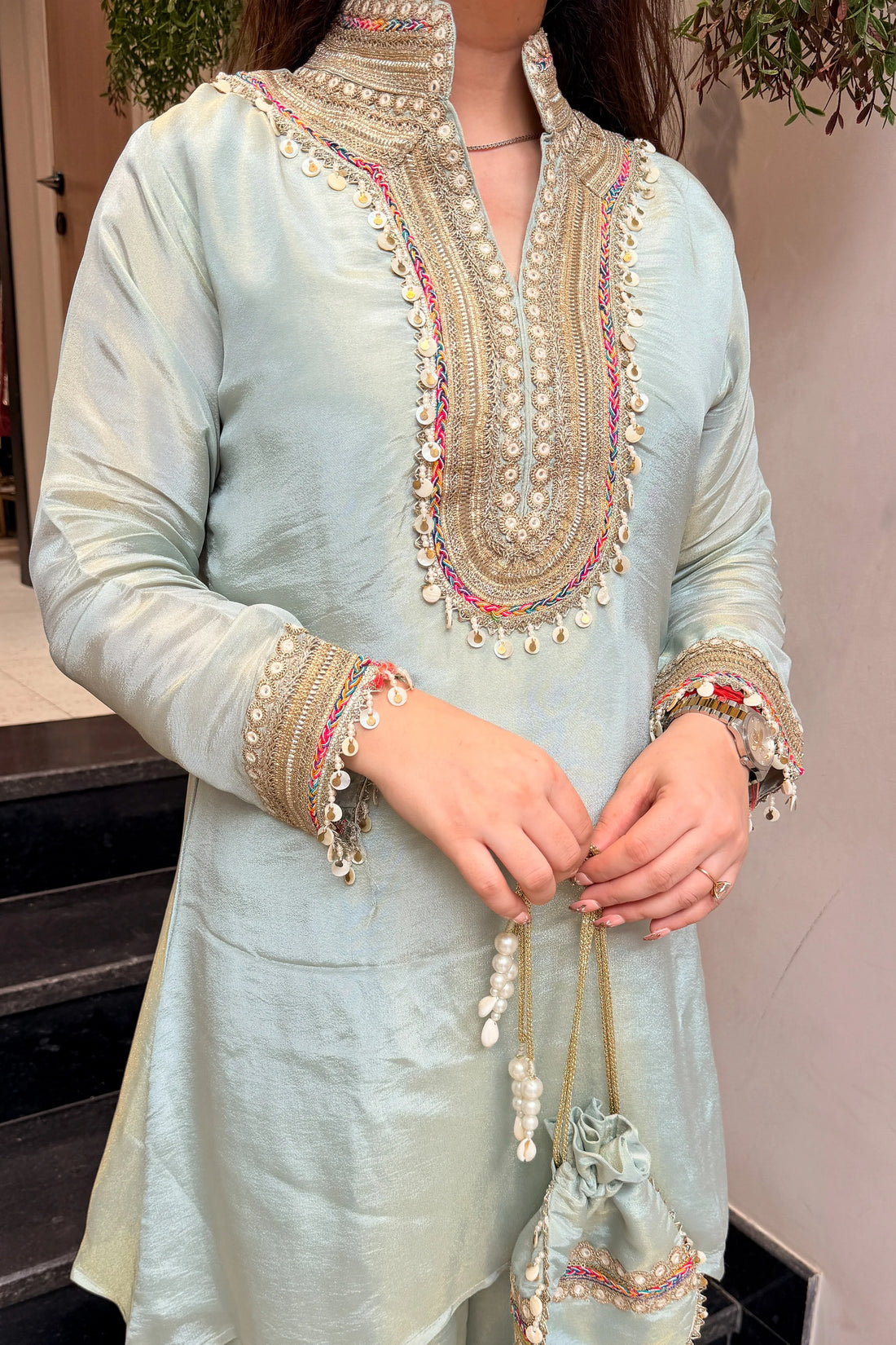 Riva Powder Blue Co-ord Set