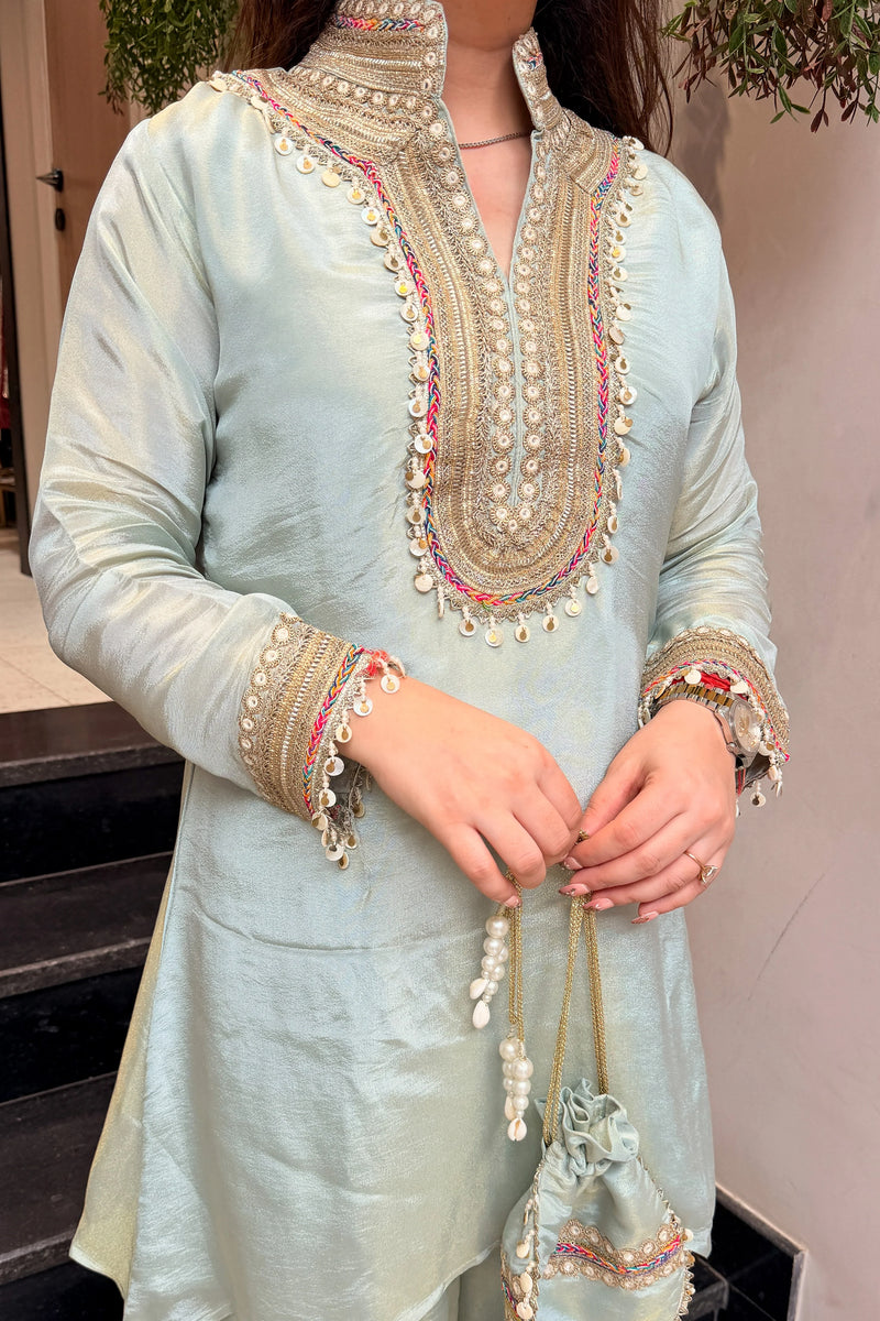 Riva Powder Blue Co-ord Set