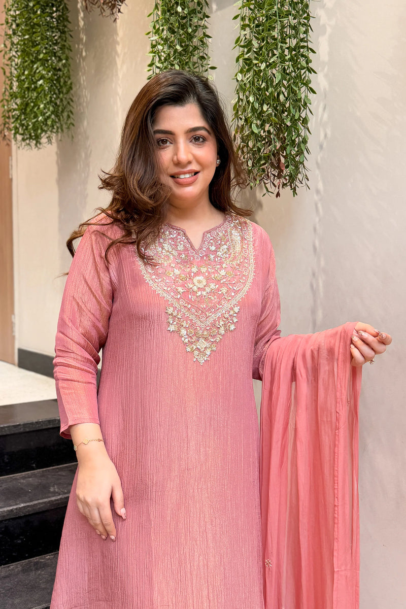 Mehr Mint Hand Embroidered Set