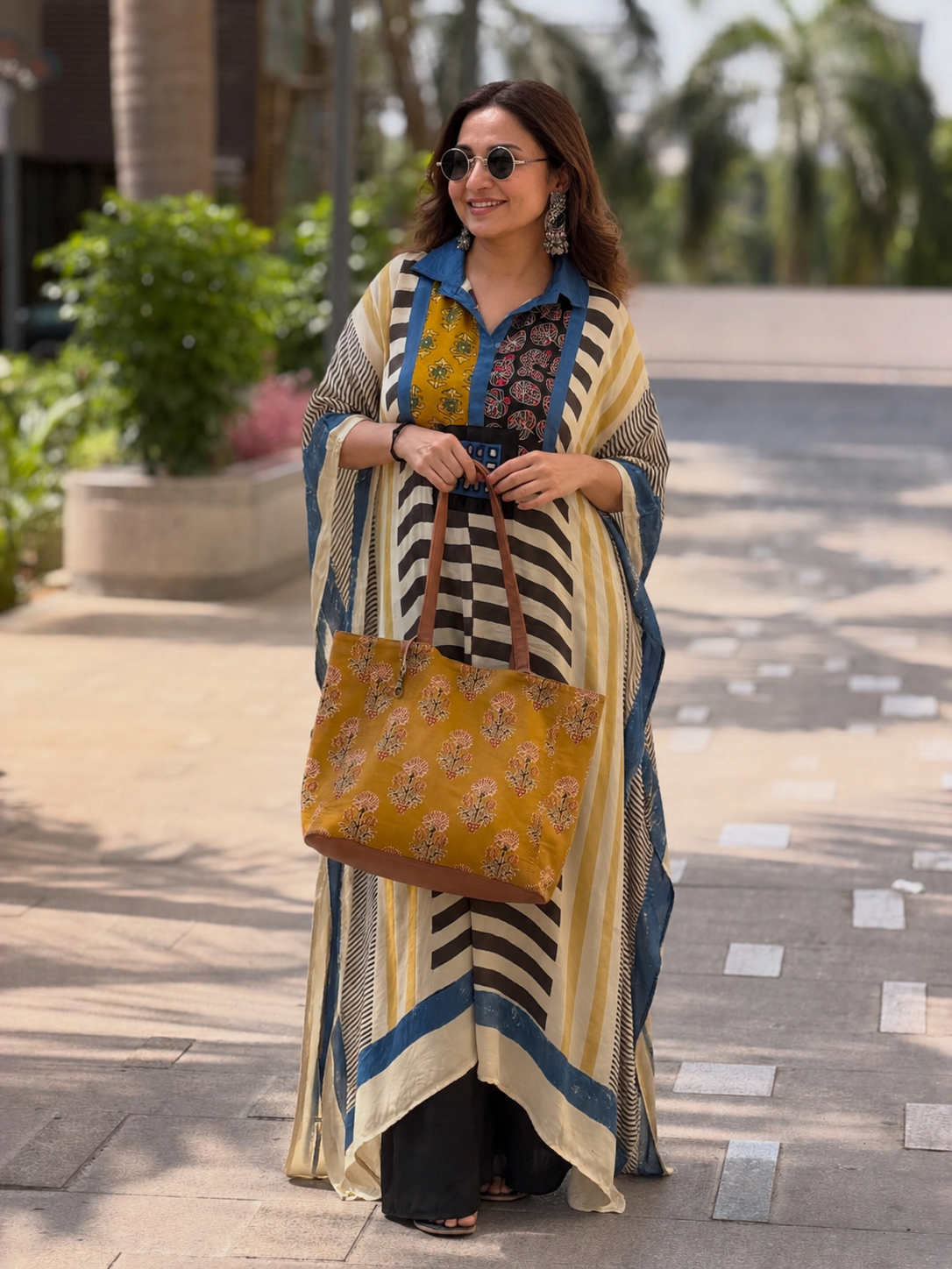 Patchwork Charm Kaftan Set