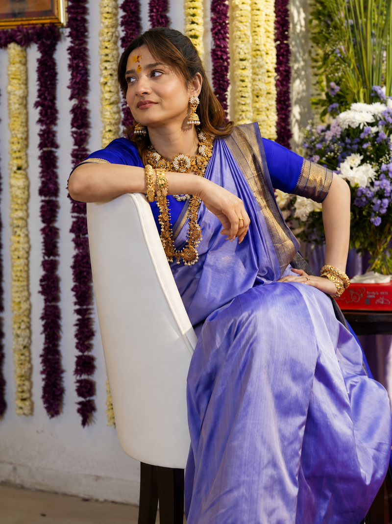 Maheshwari Pure Silk Saree
