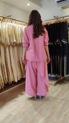 Pink Ribbon Flap Co-ord Set
