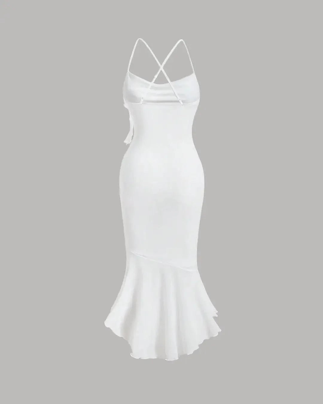 White flowy dress