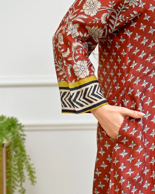 Kashvi Heritage Chanderi Kurta Set