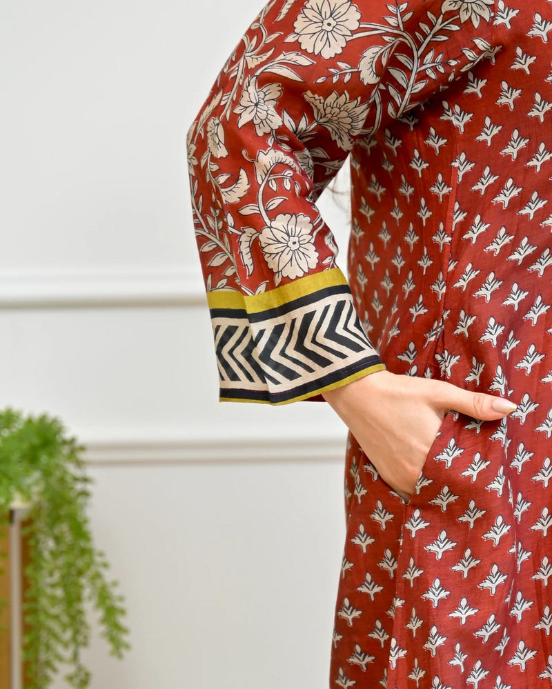 Kashvi Heritage Chanderi Kurta Set