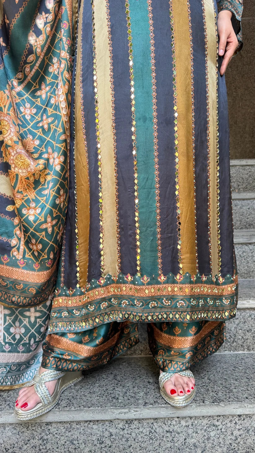 Mehfil Ranggul Embroidered Set