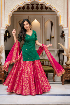 Rang-e-Gulshan Sharara Set