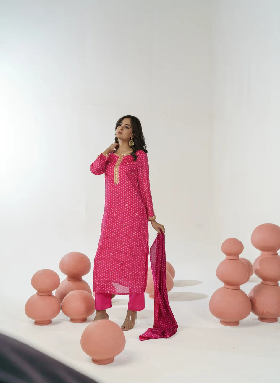 Jamuni Riwaayat Printed Suit Set