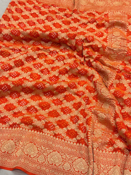 Banarasi Khaddi Georgette Saree
