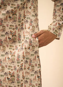Cotton Splendor Mens Kurta