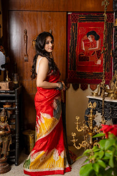 Devi Shakti Batik Pure Mulberry Silk Saree