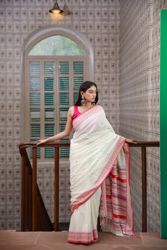 Dongria Heritage Khadi Saree