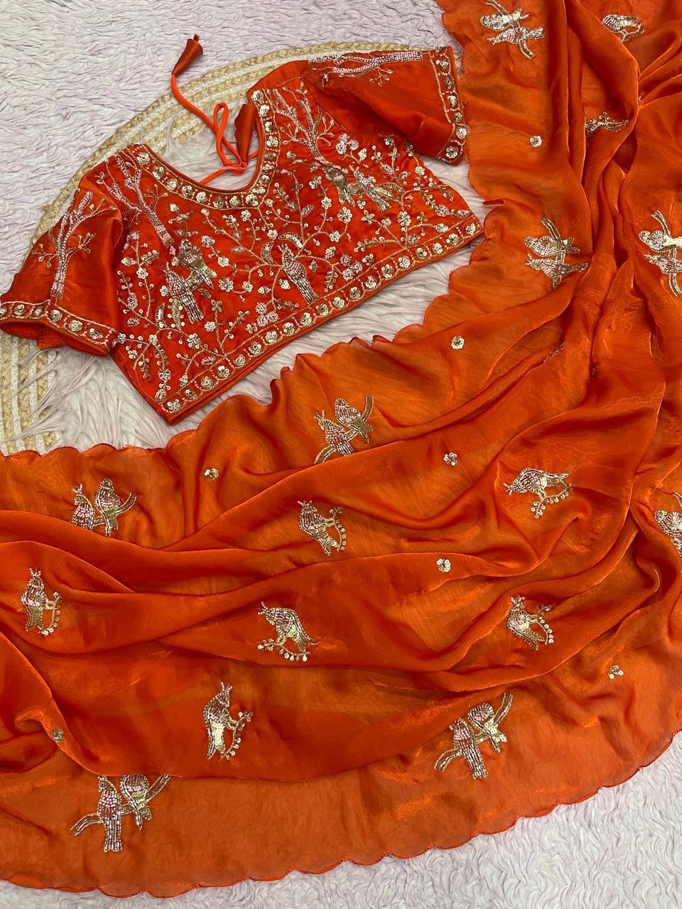 Rangmahal Ready-to-Wear Saree with Blouse