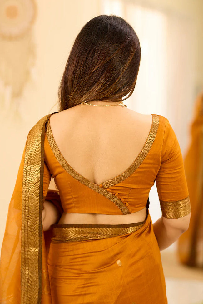 Maheshwari Silk Handloom Cotton Saree