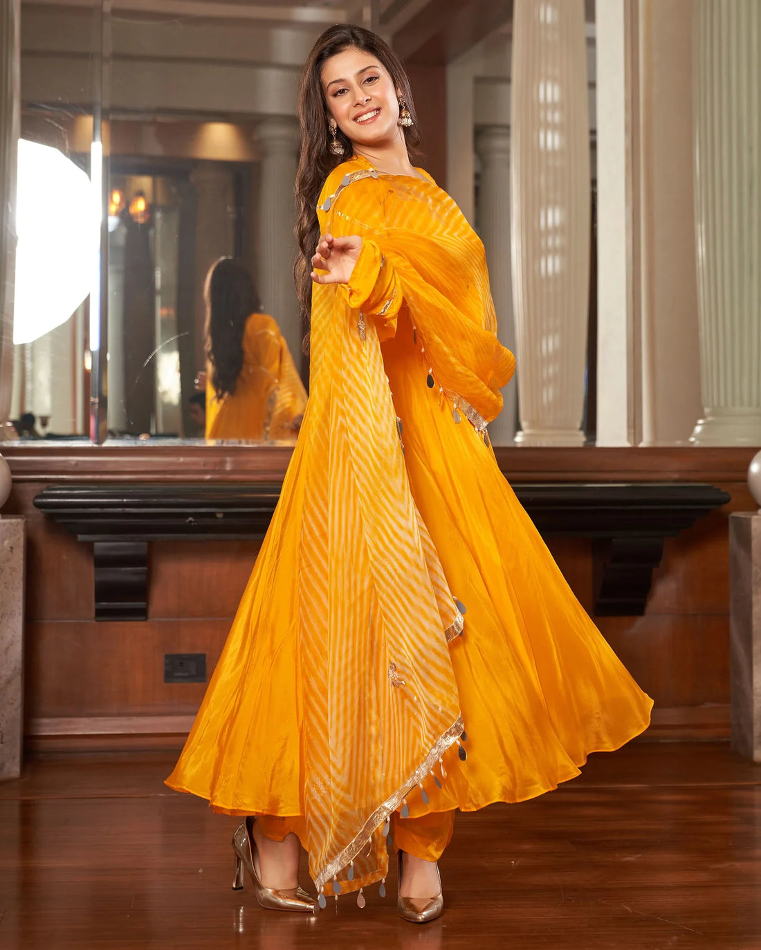 Surya Leheriya Silk Suit Set