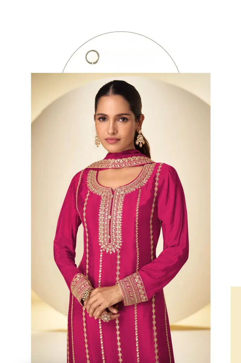 Gulkayra Rinaaya Chinon Embroidery Salwar Kameez Collection