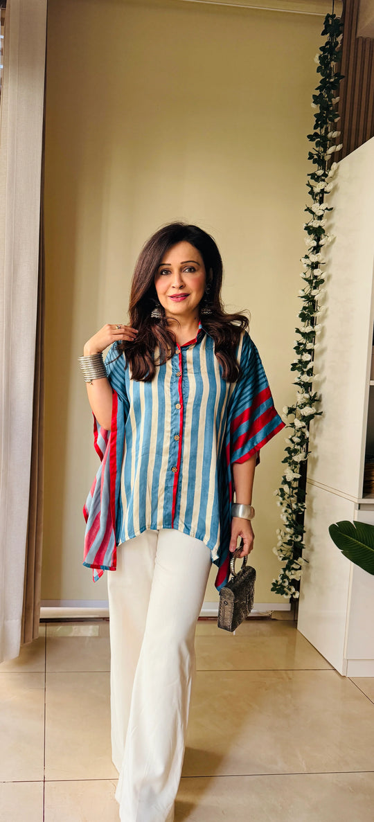 Stripe & Shine Kaftan Top – By Reet Lifestyle