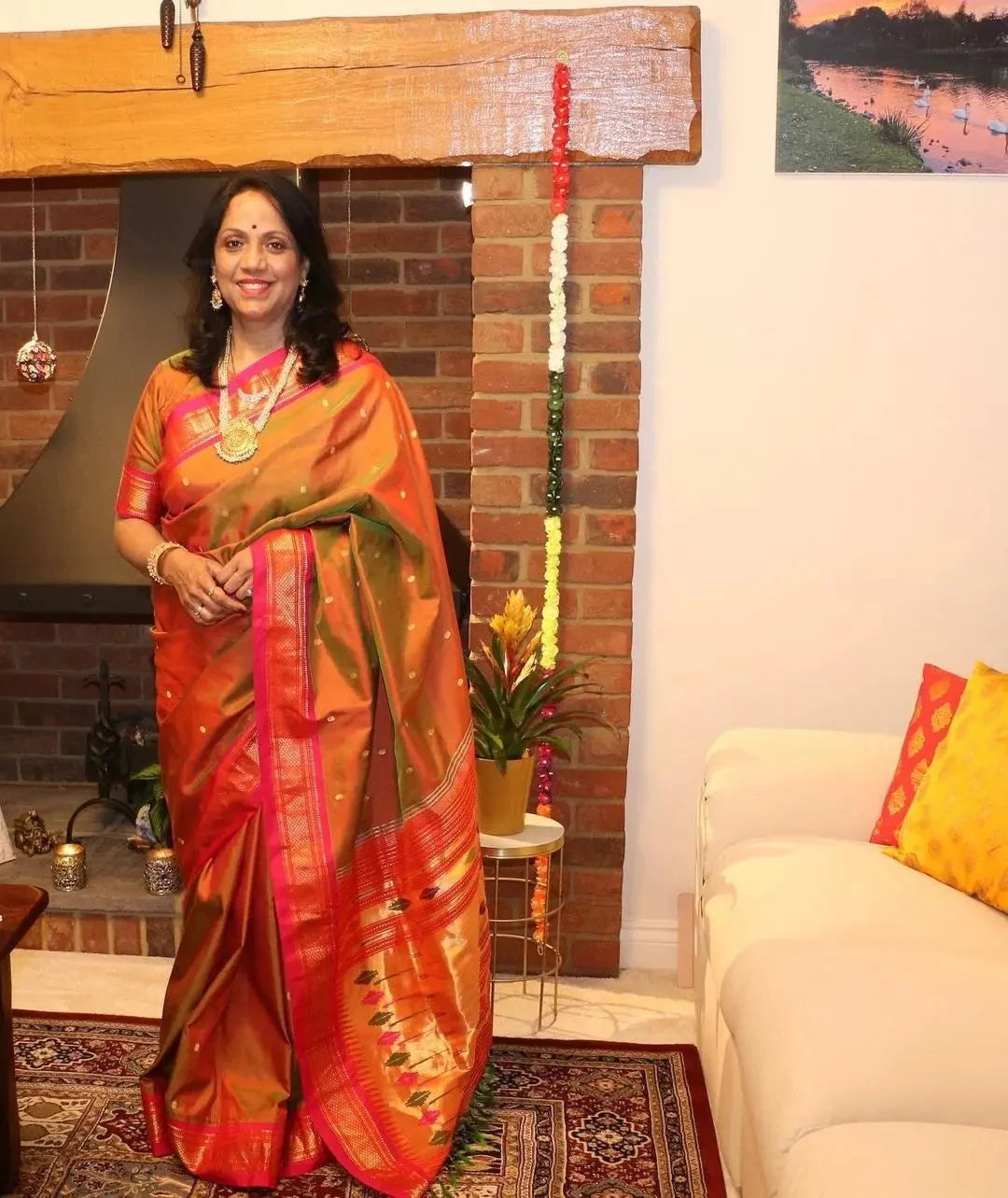 Kanak Noor Paithani Silk Saree