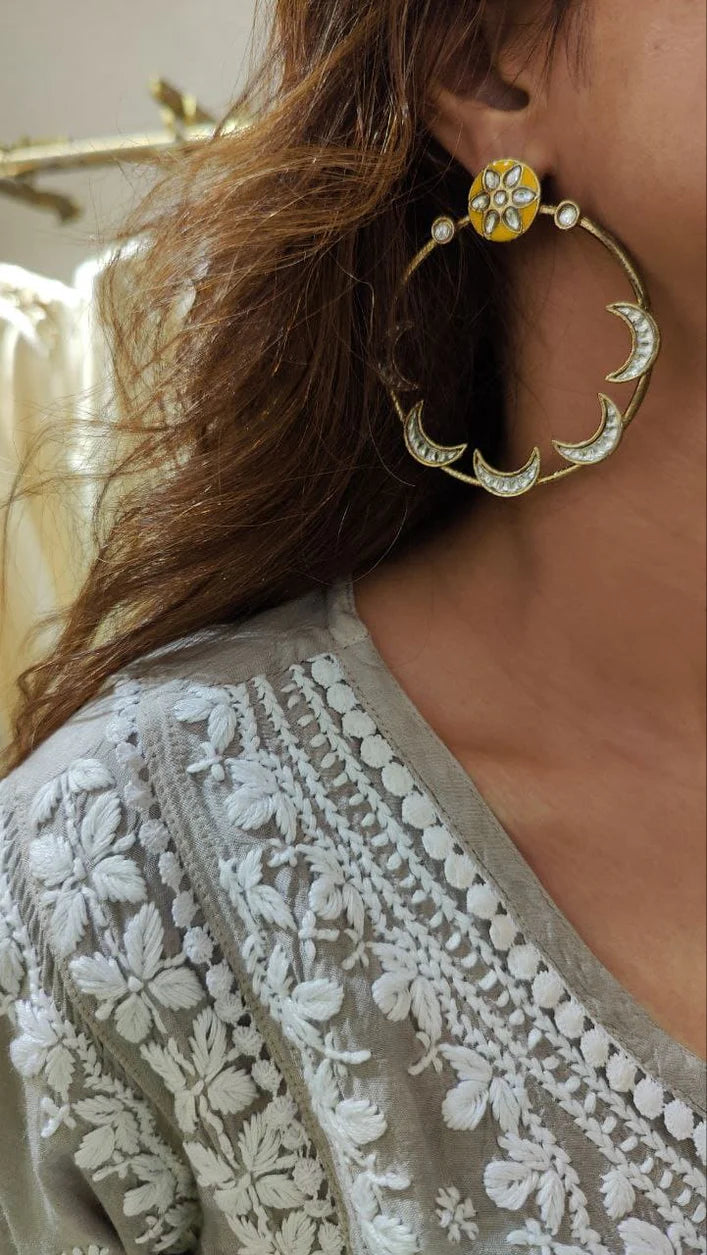 Noor Aafreen Lucknowi Hand Embroidered Farshi Salwar