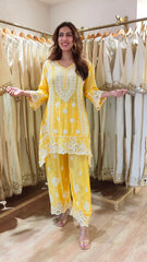 Noor Aafreen Lucknowi Hand Embroidered Farshi Salwar