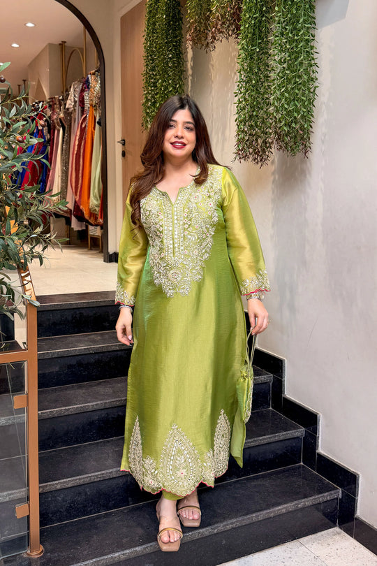Aabha Paisley Embroidered Co-ord Set