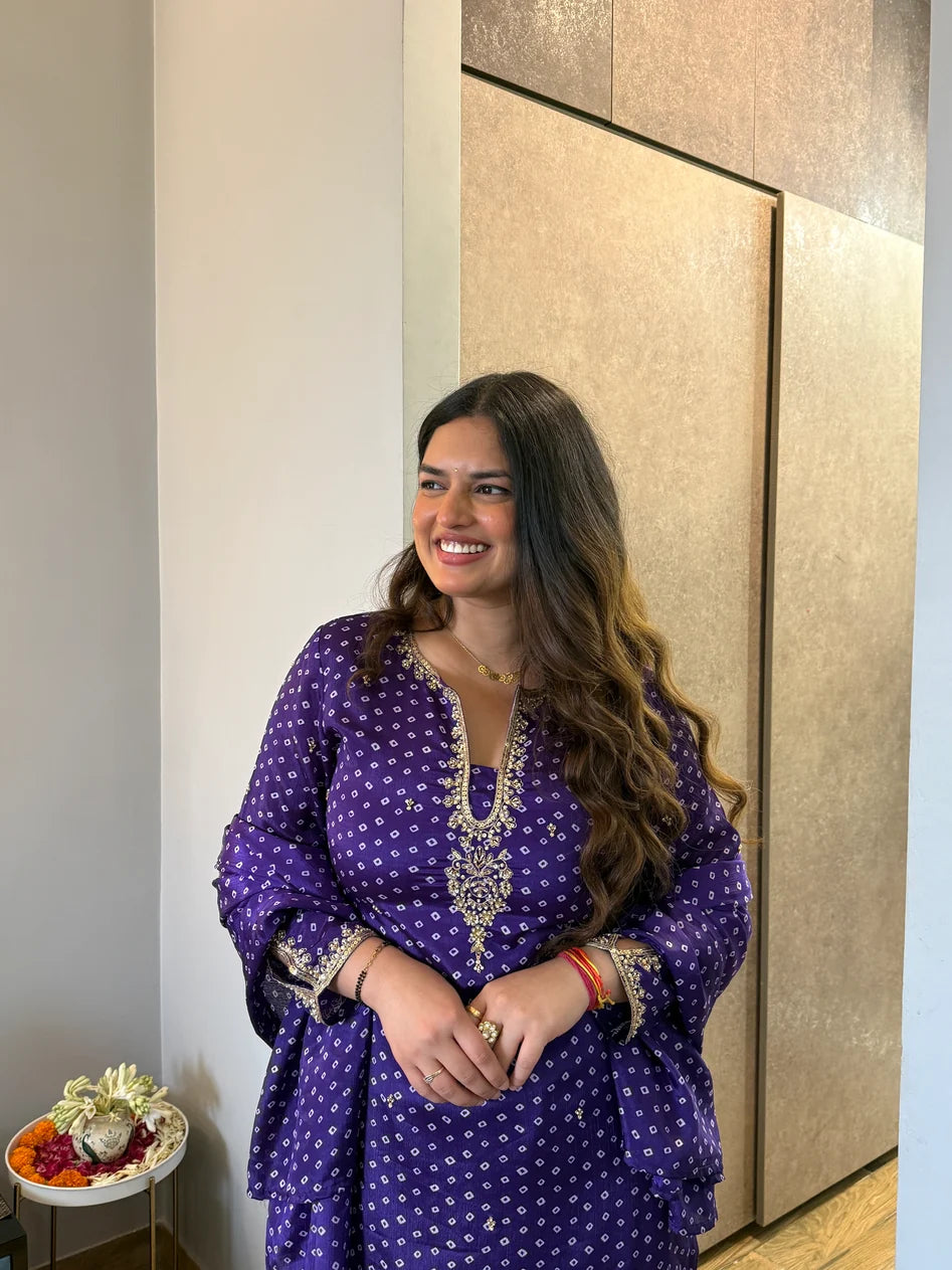 Jamuni Riwaayat Printed Suit Set