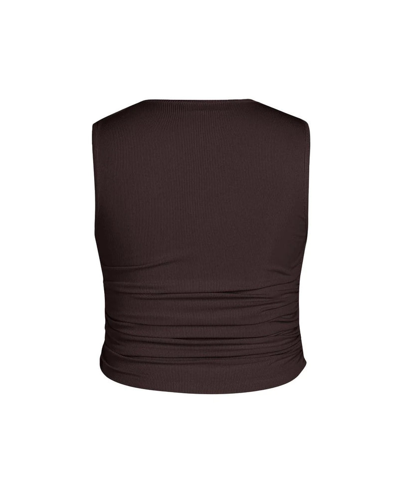 Square neckline top