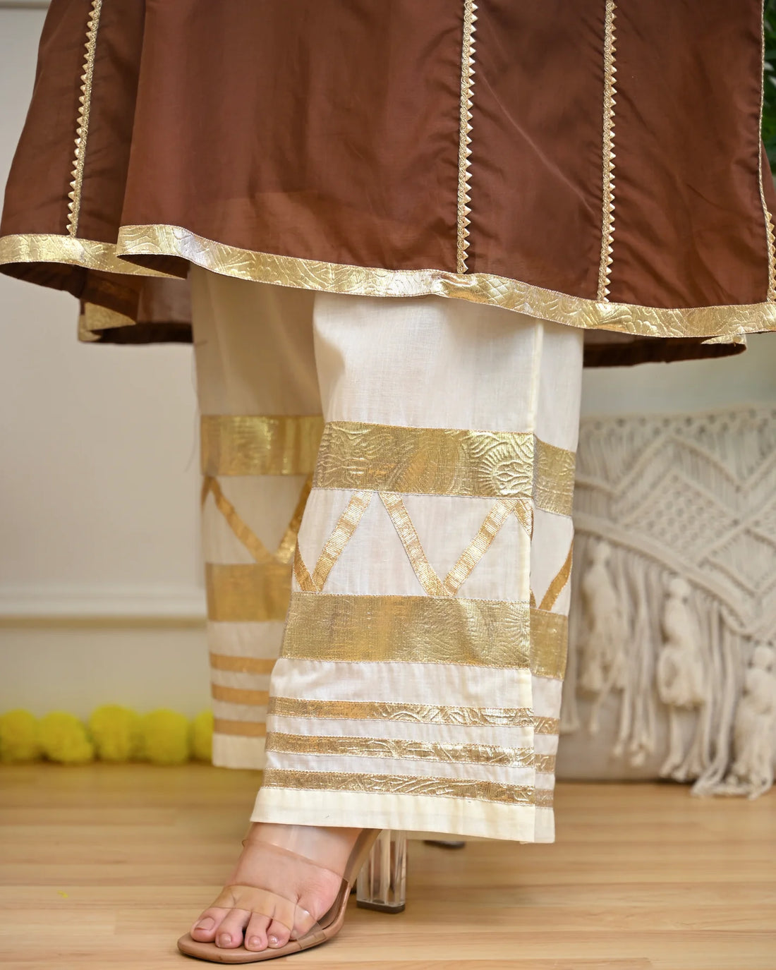 Zariya Aqua Festive A-Line Kurta Set