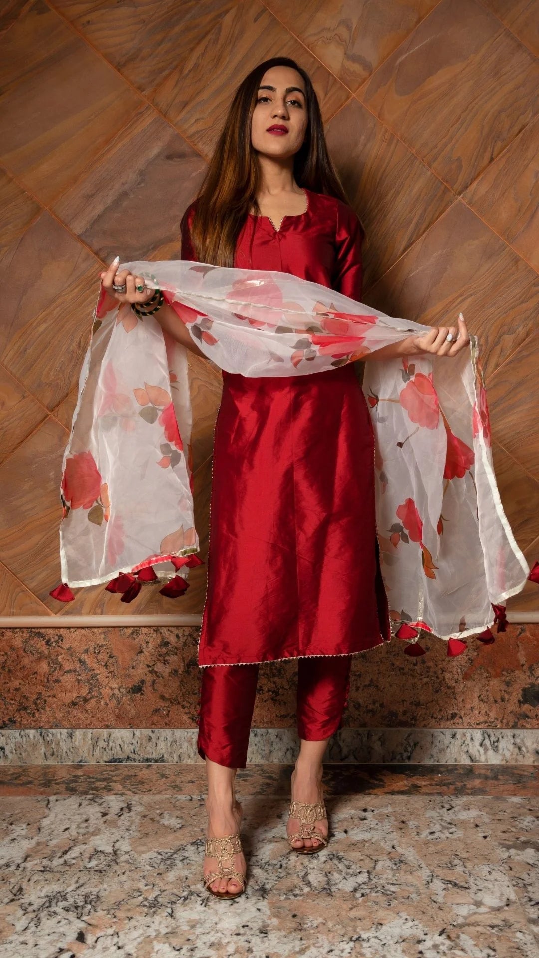 Organza dupatta